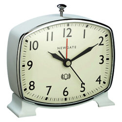 Newgate Toledo Doorstep Alarm Clock Grey